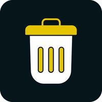 Dustbin Vector Icon Design