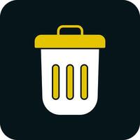 Dustbin Vector Icon Design