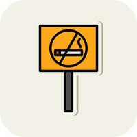 Smoking Not Allowed Vector Icon Design