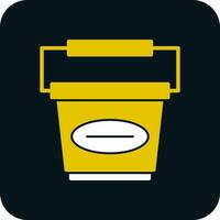 Bucket Vector Icon Design