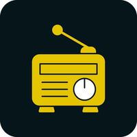 diseño de icono de vector de radio