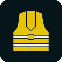 Life Jacket Vector Icon Design