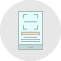 Qr Scan Vector Icon Design