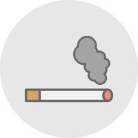 Cigarette Vector Icon Design