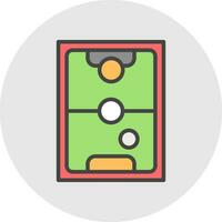 Air Hockey Vector Icon Design