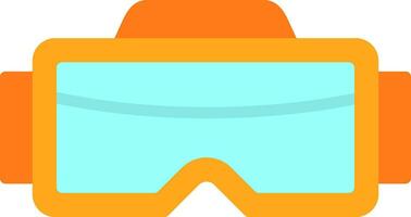 diseño de icono de vector de gafas vr