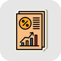 Chart Vector Icon Design