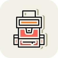 Backpack Vector Icon Design