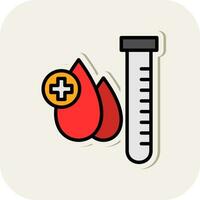 Blood Test Vector Icon Design