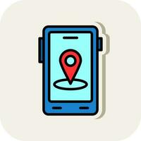 Gps Navigation Vector Icon Design