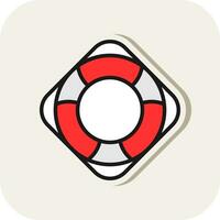 Life Saver Vector Icon Design