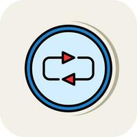 Loop Vector Icon Design