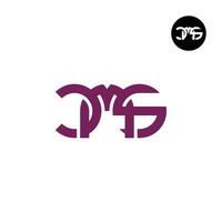 Letter CMS Monogram Logo Design vector