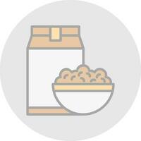 Cereal Vector Icon Design