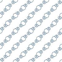 Social Relationships and Interaction vector concept line seamless pattern