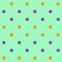 Seamless pattern of a moon in purple, and yellow on green background, Vector for fabric, wrapping, wallpaper, textile