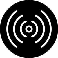 solid icon for point vector