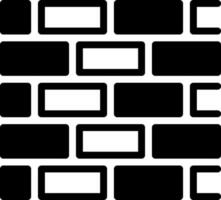 solid icon for brick vector