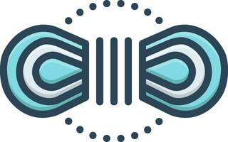 color icon for string vector