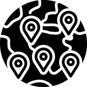 solid icon for everywhere vector