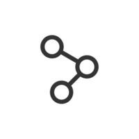 Social Media Lineart Element Vector Design