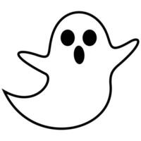 cute halloween ghosts illustration vector