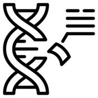 Gene Editing Technology Icon vector