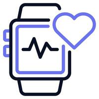 Wearable Health Tracker Icon vector