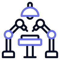 Robotics in Surgery Icon vector