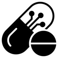 Smart Pill Dispenser Icon vector