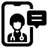 Telemedicine Icon illustration vector