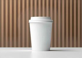 Coffee paper cup mockup Blank Coffee paper mug mock up cover photo