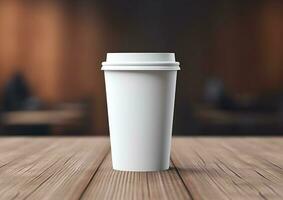 Coffee paper cup mockup Blank Coffee paper mug mock up cover photo