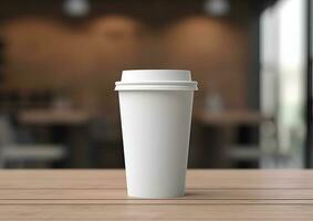 Coffee paper cup mockup - Blank Coffee mug mock up cover photo