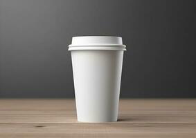 Coffee paper cup mockup - Blank Coffee mug mock up cover photo