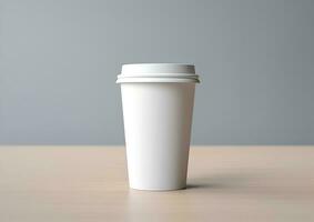 Coffee paper cup mockup - Blank Coffee mug mock up cover photo