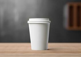 Coffee paper cup mockup - Blank Coffee mug mock up cover photo