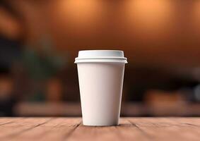 Coffee paper cup mockup - Blank Coffee mug mock up cover photo