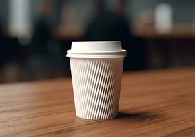 Coffee paper cup mockup - Blank Coffee mug mock up cover photo