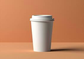 Coffee paper cup mockup - Blank Coffee mug mock up cover photo