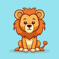 Lion Symbol Cute Lion Cartoon vector