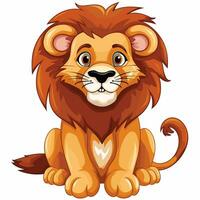 Lion Symbol Cute Lion Cartoon vector