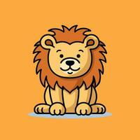 Lion Symbol Cute Lion Cartoon vector