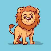 Lion Symbol Cute Lion Cartoon vector