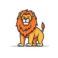 Lion Symbol Cute Lion Cartoon vector