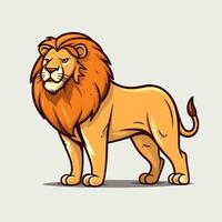 Lion Symbol Cute Lion Cartoon vector