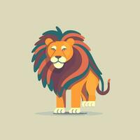 Lion Symbol Cute Lion Cartoon vector