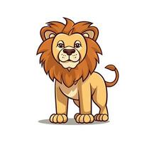 Lion Symbol Cute Lion Cartoon vector