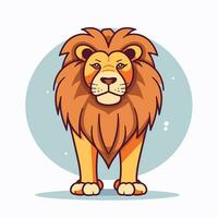 Lion Symbol Cute Lion Cartoon vector