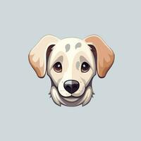 Dog Vector Cute Dog Cartoon Symbol